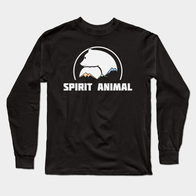 Animal Spirit is Bear Long Sleeve T-Shirt by Toogoo